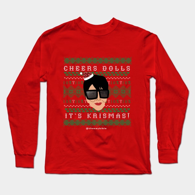 Krismas Cheer Long Sleeve T-Shirt by Say Bible Podcast